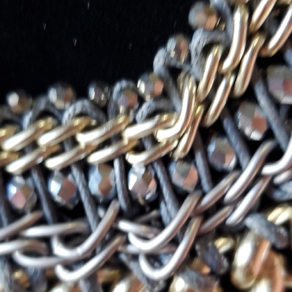 Chico's Gold and Silver Statement Necklace - Picture 5 of 9